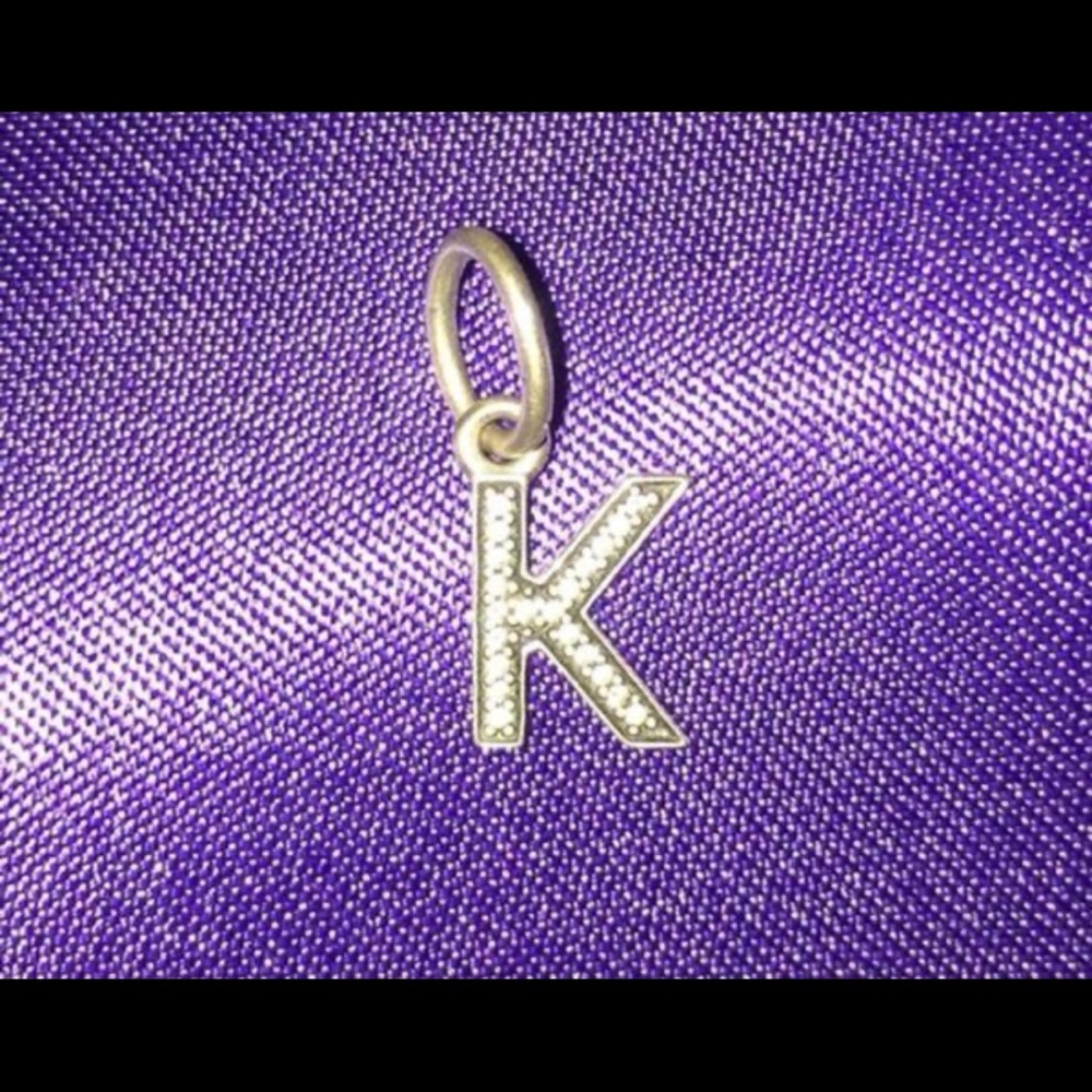 PANDORA letter K charm